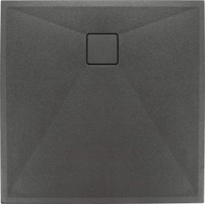 Brodzik kwadratowy DEANTE CORREO 90x90cm, granitowy, titanium KQR T41B