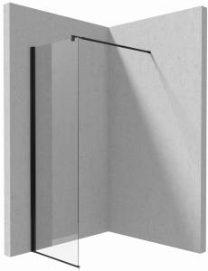 Ścianka prysznicowa DEANTE KERRIA PLUS 70cm walk-in, czarna KTS N37P