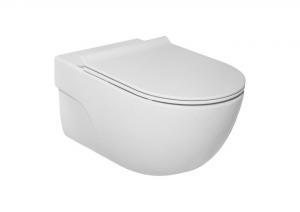 Miska wisząca WC ROCA MERIDIAN 56cm, rimless, biała A34624L000