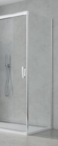 Ścianka prysznicowa SANSWISS CADURA CAST 75cm, H=200cm, srebrny połysk CAST0755007