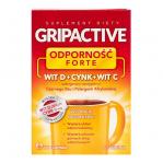 Gripactive Odporność Forte. Wit.D + Cynk + Wit.C 6 saszetek