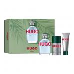 Hugo Man zestaw woda toaletowa spray 125ml + dezodorant sztyft 75ml + żel pod prysznic 50ml