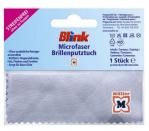 (DE) Blink, Biała ściereczka do czyszczenia okularów z mikrofibry, 1 sztuka (PRODUKT Z NIEMIEC)
