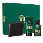 Green Wood Pour Homme zestaw woda toaletowa spray 100ml + żel pod prysznic 100ml + portfel
