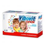 Vibovit Junior dla dzieci w wieku od 4 do 12 lat smak truskawkowy 30 saszetek