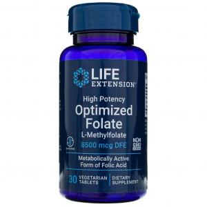 Life Extension Wzmocniony Optymalizowany Folian 1700 mcg - 100 tabletek