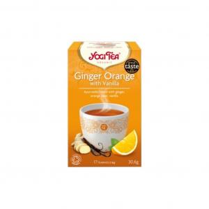 Yogi Tea Ginger Orange Herbata imbirowo-pomarańczowa z wanilią - 17 saszetek