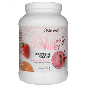 OstroVit WHEYlicious Odżywka białkowa Truskawkowe wafelki - 700 g