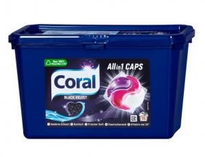 (DE) Coral, Black Velvet Kapsułki do prania czarnego, 16 prań (PRODUKT Z NIEMIEC)
