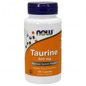 NOW Foods TAURINE - Tauryna - 500mg 100 kapsułek