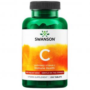 SWANSON Witamina C 500mg buforowana 250 tabletek (L-askorbinian wapnia) - suplement diety