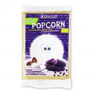 BIO popcorn z niebieskiej kukurydzy z masłem shea 100g BLUECORN
