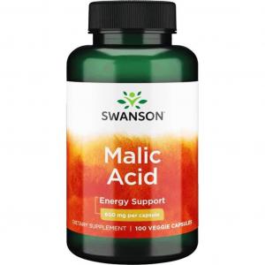 SWANSON KWAS JABŁKOWY (Malic Acid) 600 mg / 100 kapsułek