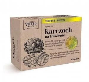 Karczoch (2,5% cynaryny) Na Trawienie, 60 tabletek
