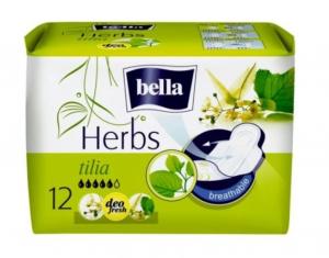 Bella Herbs, Tilia Podpaski ze skrzydełkami, 12 sztuk