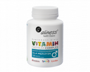 Aliness Premium Vitamin Complex dla mężczyzn - 120 tabletek