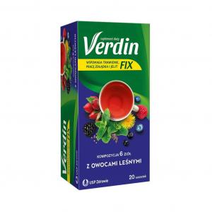 Verdin Fix zioła z owocami leśnymi 20 saszetek
