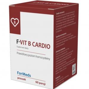 ForMeds F-VIT B CARDIO Witamina B6 + Witamina B12 + Kwas foliowy suplement diety- proszek. 60 porcji