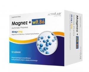 Magnez + Witamina B6, 50 kapsułek