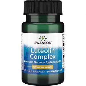 SWANSON Luteolin Complex - Luteolin i Rutyna - suplement diety - 30 kapułek vege