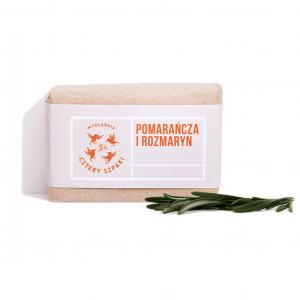 Cztery Szpaki Naturalne mydło Pomarańcza i Rozmaryn - 110 g
