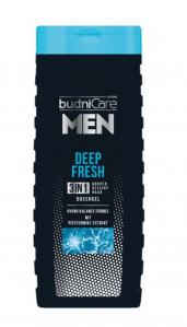 (DE) budniCare MEN, Depp Fresh, Żel pod prysznic dla mężczyzn, 300 ml (PRODUKT Z NIEMIEC)