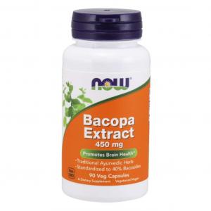 Bacopa Extract 450 mg 90 kapsułek NOW FOODS