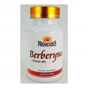 Proherbis Berberyna HCL 98% 60 k