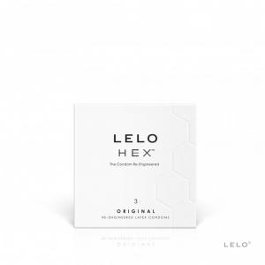 LELO - HEX Original prezerwatywy lateksowe (3 sztuki)