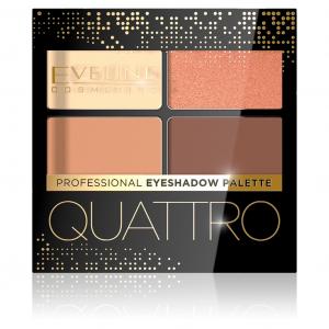 Quattro Professional Eyeshadow Palette paletka cieni do powiek 01 3.2g