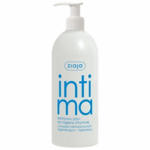 Ziaja Intima, kremowy płyn do higieny intymnej z kwasem laktobionowym, 500ml
