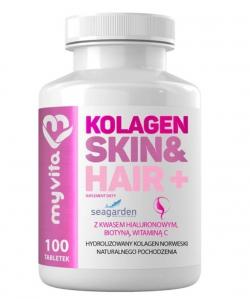 MyVita, Kolagen Skin & Hair+, 100 tabletek