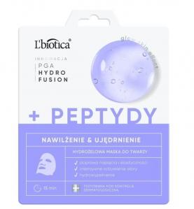 L'Biotica PHF Peptydy Nawilżenie & Ujędrnienie Hydrożelowa Maska do twarzy