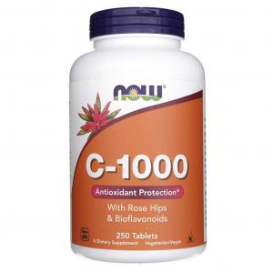 Now Foods Witamina C-1000 z bioflawonoidami - 250 tabletek