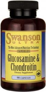 SWANSON GLUKOZAMINA Z CHONDROITYNĄ 500 mg / 400 mg- suplement diety - 90 kapsułek
