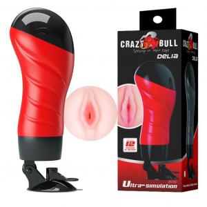 Crazy Bull Delia Vagina wagina z wibracją z 12 funkcjami wibracji