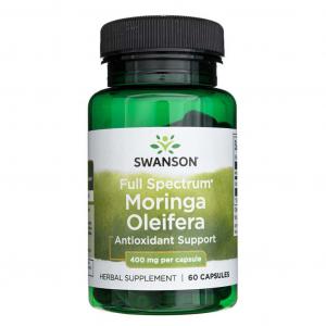 SWANSON Full Spectrum Moringa Oleifera 400mg 60 kapsułek - suplement diety