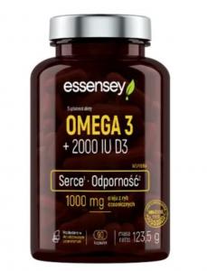 Essensey Omega 3 + D3 2000 IU 90 kapsułek