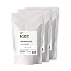 Boraks3: Boraks naturove 3kg (3 opakowania x 1kg)