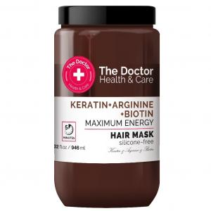 Health & Care maska do włosów wzmacniająca Keratyna + Arginina + Biotyna 946ml