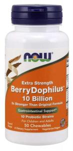 Probiotyk BerryDophilus 50 tabletek NOW FOODS