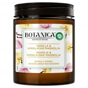 Botanica świeca z wosku naturalnego pochodzenia Wanilia & Himalajska Magnolia 205g