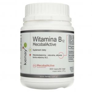 Witamina B12 MecobalActice Metylokobalamina 500mcg 300 kapsułek kenayAG