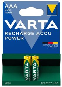 (DE) Varta, Accu Rechargeable AAA 800mAh Akumulatorki, 2 sztuki (PRODUKT Z NIEMIEC)