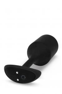 Wibrujący korek analny b-Vibe Vibrating Snug Plug - 5 rozmiarów Czarny - 4