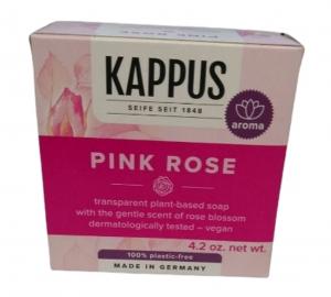 (DE) Kappus, Pink Rose, Mydło, 125g (PRODUKT Z NIEMIEC)