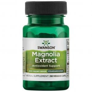 SWANSON Magnolia Lekarska ekstrakt EXTRACT 200 mg 30 kapsułek wegetariańskich