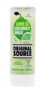 (DE) Original Source Lime & Coconut Milk Żel pod prysznic, 250ml (PRODUKT Z NIEMIEC)