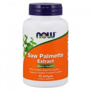 Saw Palmetto Extract Palma Sabalowa Olej z nasion dyni Cynk 90 kapsułek Now Foods
