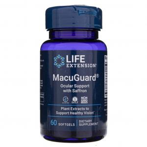 MacuGuard Ocular Support with Saffron 60 kaps. Life Extension